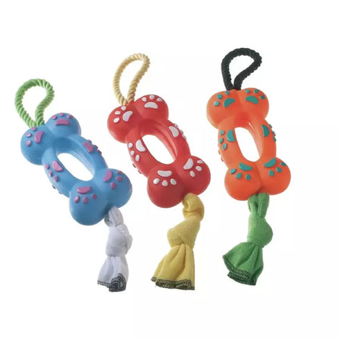 Jucarie pentru caini Camon CAM-A382/A Os vinilin 11cm