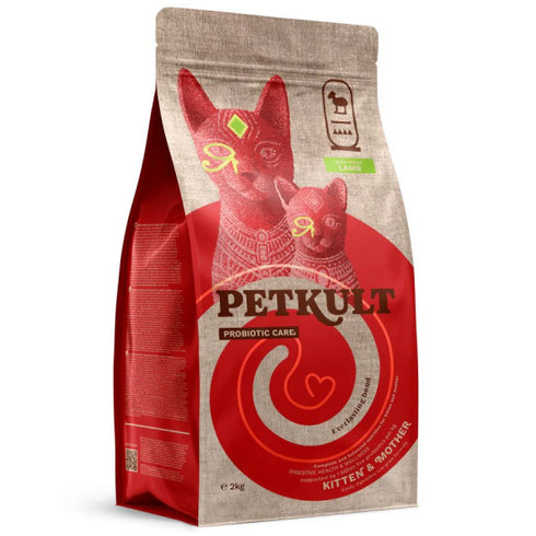 Hrana uscata pentru pisici Petkult Cat Probiotics Kitten&Mother Fresh Miel 2kg