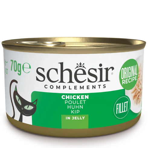 Hrana umeda pentru pisici Schesir Pui Jelly 70g