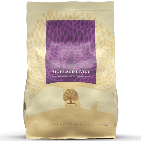 Hrana uscata pentru caini Essential Highland Living Small Breed 2.5kg