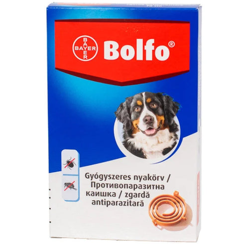 Zgarda antiparazitara pentru caini Bolfo 66cm