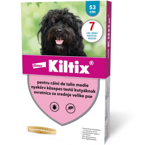 Zgarda antiparazitara pentru caini Kiltix M 53/48