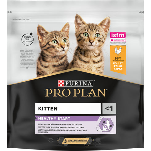 Hrana uscata pentru pisici Pro Plan Kitten Healthy Start cu pui 400g