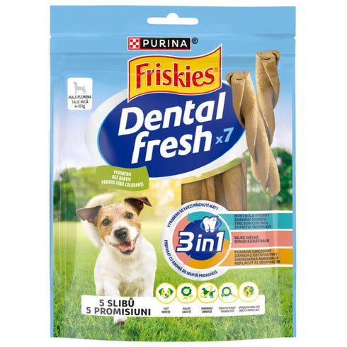 Recompense pentru caini Friskies Dental Fresh 110g