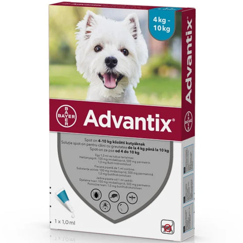 Advantix 100 (4-10kg) - 1 Pipeta