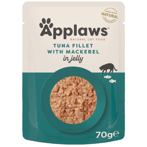 Hrana umeda pentru pisici Applaws File de Ton si Macrou 70g