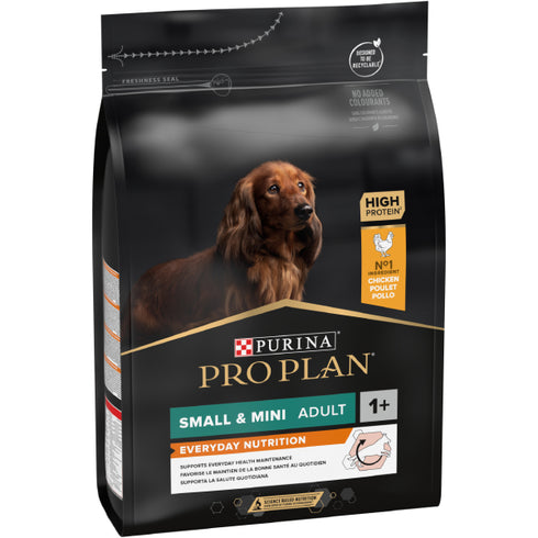 Hrana uscata pentru caini PRO PLAN® EVERYDAY NUTRITION Adult Small & Mini Pui 3 kg