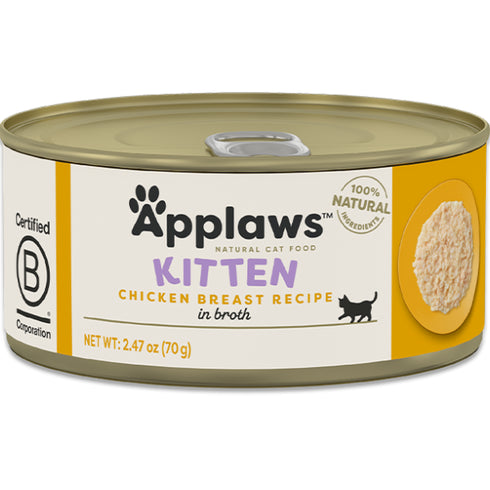 Hrana umeda pentru pisici Applaws kitten cu pui 70g