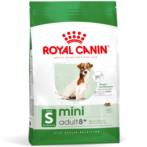 Hrana uscata pentru caini Royal Canin Mini Adult8+ 8kg