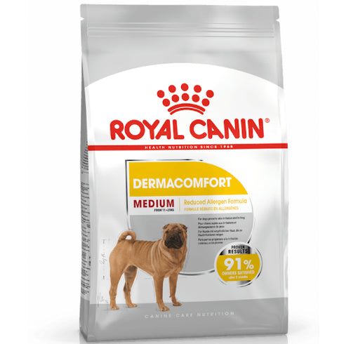 Hrana uscata pentru caini Royal Canin Dermacomfort Medium 3kg