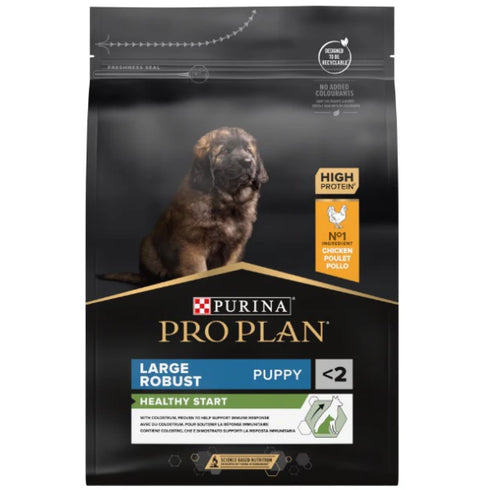 Hrana uscata pentru caini Pro Plan Puppy Large Robust cu pui si orez 3 kg