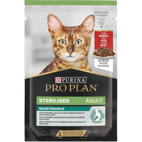 Hrana umeda pentru pisici Purina Pro Plan Sterilised Vita 85g