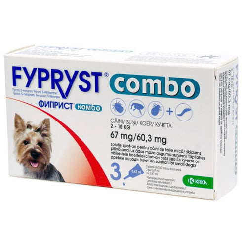 Fypryst Combo Dog S 2-10kg 3 Pipete