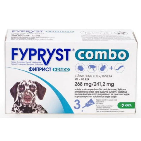 Fypryst Combo Dog 20-40kg 3 Pipete