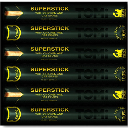 Recompense pentru pisici Tomi Pui si iarba pisicii 6bucati 30g