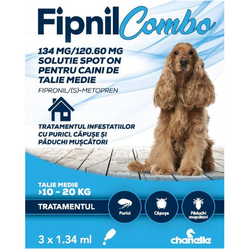 Fipnil Combo Dog M 10 - 20 kg 134 - 120.6 mg