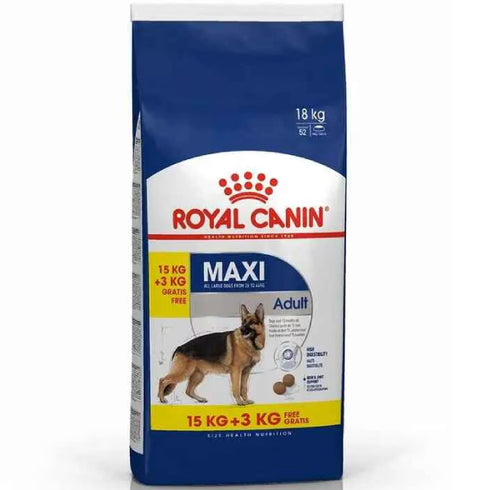 Hrana uscata pentru caini Royal Canin Maxi Adult 15+3kg
