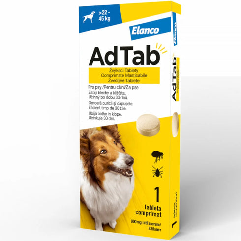 AdTab Dog 900mg (22 - 45 kg) - 1 Tableta