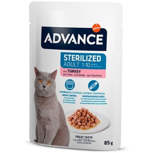 Hrana umeda pentru pisici Advance Sterilized 85g
