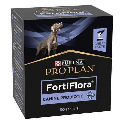 Supliment veterinar pentru câini, PRO PLAN VETERINARY DIETS® FortiFlora, 30 x 1 g