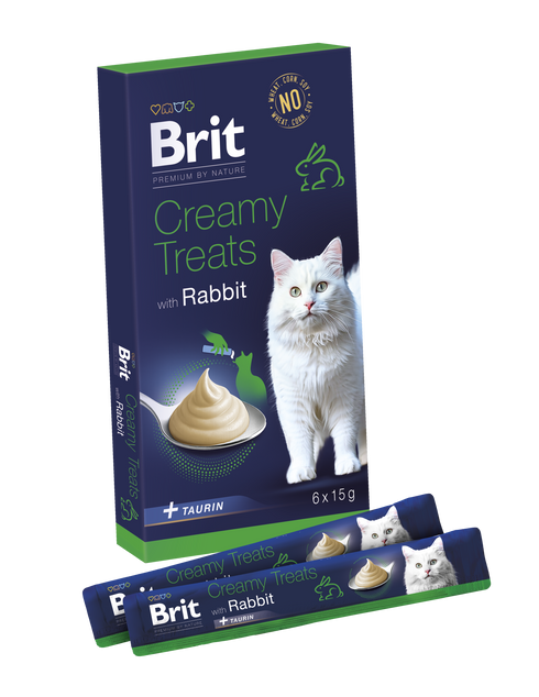 Recompense pentru pisici Brit Premium By Nature, cu pui, 6x15g