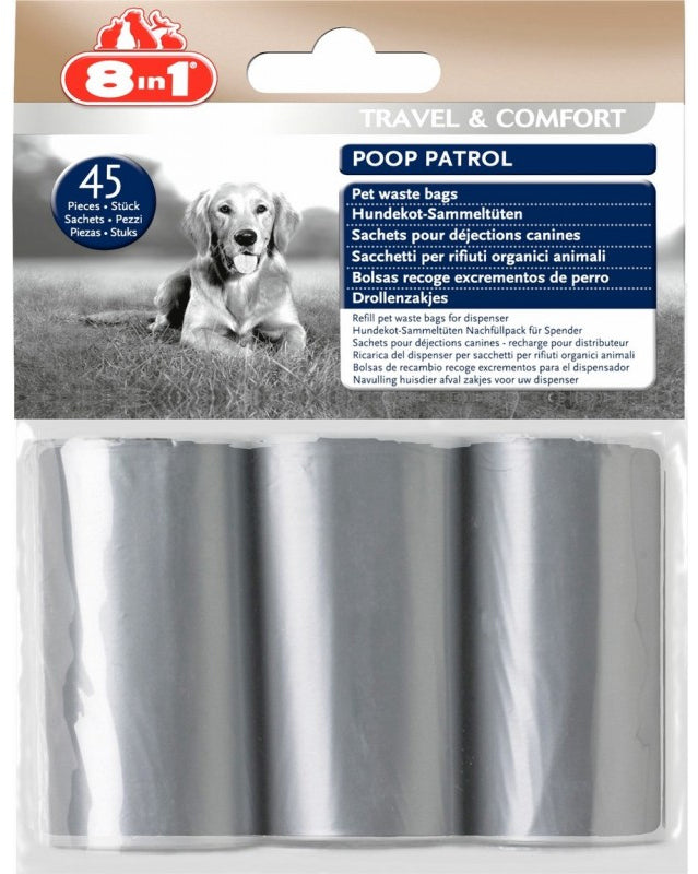 8in1 Saci igienici pentru dispenser Poop Patrol