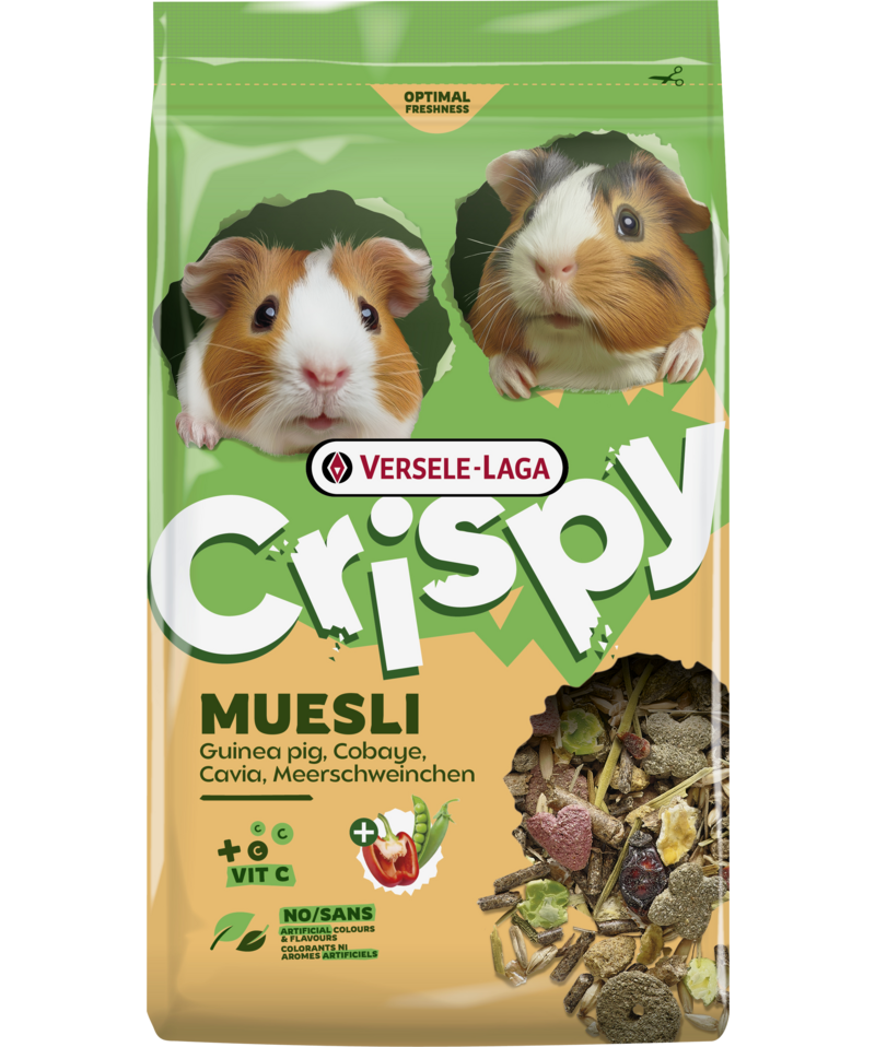 VERSELE-LAGA Crispy Muesli pentru porcușori de guineea, 2.5 kg