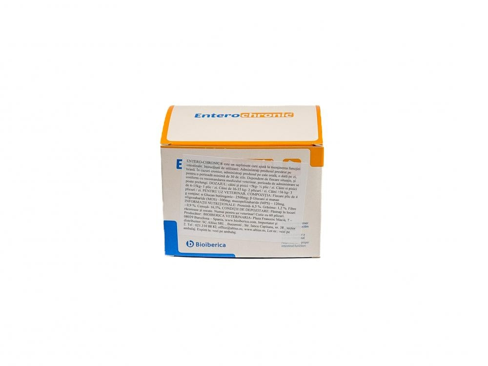 Entero-Chronic, Supliment alimentar pentru caini, 60 plicuri x 4g