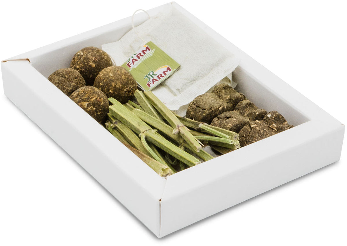 JR FARM Mix Recompense cu iarba pisicii, ediţie de Crăciun 400g