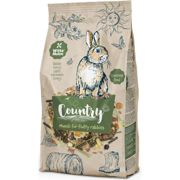 Hrana uscata pentru iepuri Witte Molen Country 2.5kg - Animax