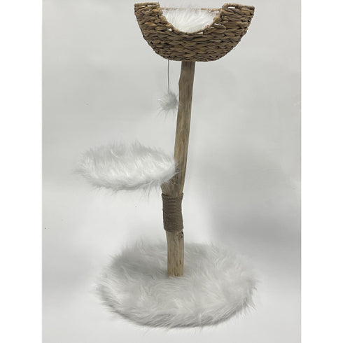 Sisal cu loc de odihna pentru pisici Enjoy 50X40X97cm