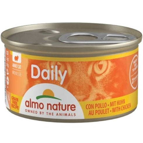 Hrana umeda pentru pisici Almo Nature Daily Pui Mousse 85g