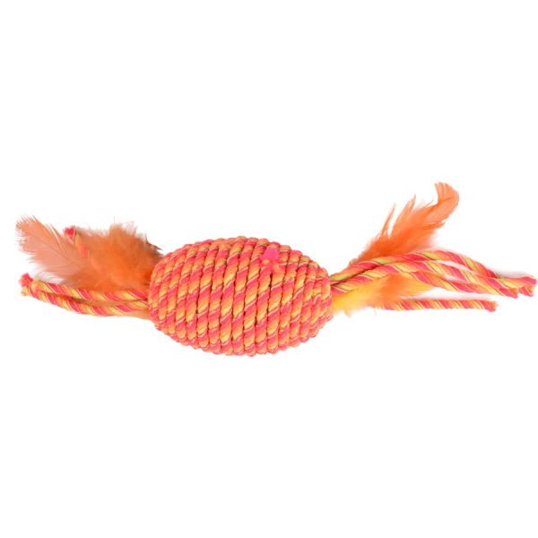 Jucarie pentru pisici Flamingo Bibi Orange 29cm - Animax
