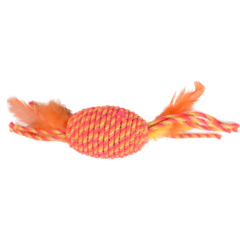 Jucarie pentru pisici Flamingo Bibi Orange 29cm