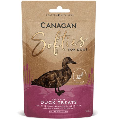 Recompense pentru caini Canagan Dog Softies Rata 200g
