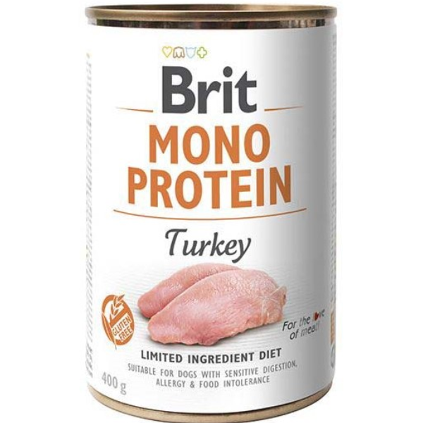 Hrana umeda pentru caini Brit Care Mono Protein Curcan 400g - Animax