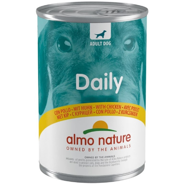 Hrana umeda pentru caini Almo Nature Daily Pui 400g - Animax