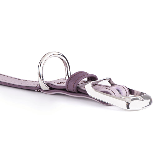 Zgarda din piele pentru caini MyFamily Firenze Roz 30-36cm