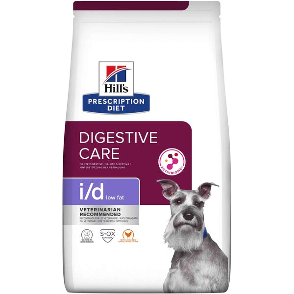 HILL's PD CANINE I/D Low Fat Hrana uscata pentru tulburari gastrointestinale, 12 Kg