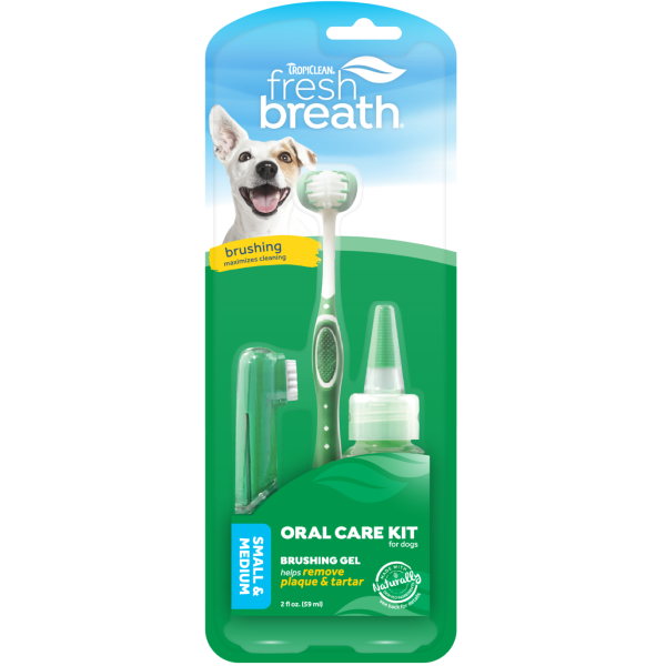 Kit pentru igiena orala a cainilor Tropiclean 59ml - Animax