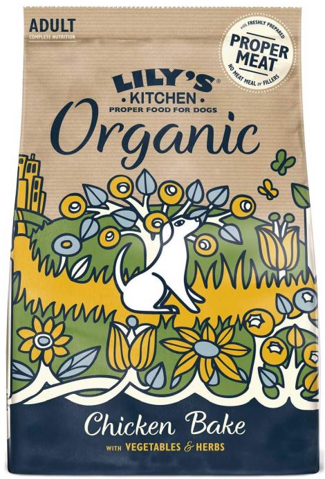 Hrana uscata pentru caini LILY'S KITCHEN Organic, pui cu legume şi condimente, 1kg