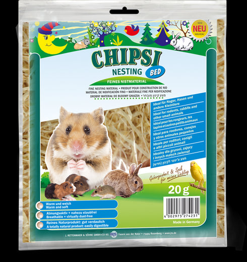 Asternut pentru Rozatoare Chipsi Nesting Bed 20g