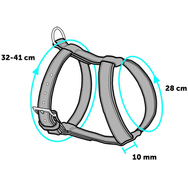 Ham cu lesa pentru pisici Flamingo L 32-41cm - Animax