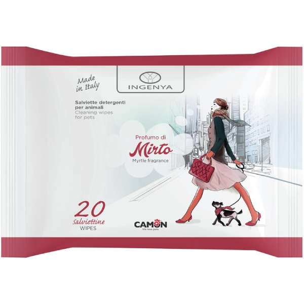 Servetele umede pentru caini Camon Ingenya Mirt 20buc - Animax