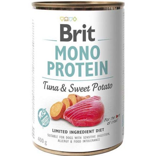 Hrana umeda pentru caini Brit Care Mono Protein Ton&Cartof Dulce 400g - Animax