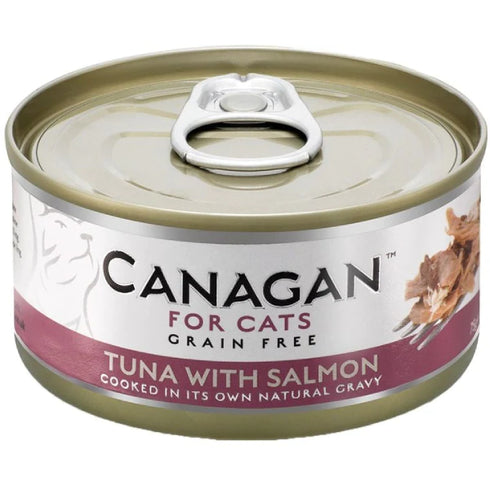 Hrana umeda pentru pisici Canagan Cat Ton&Somon 75g