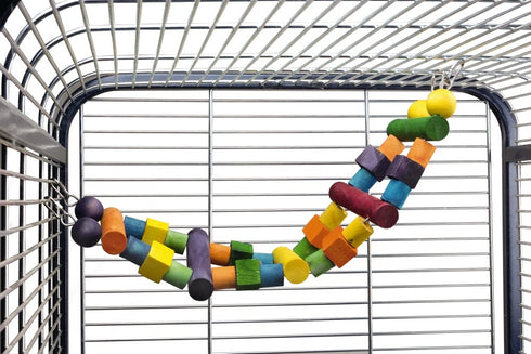 Scarita din lemn pentru pasari 64x18 cm