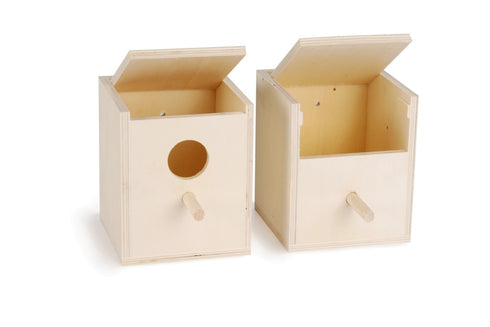 Cuib din lemn pentru Pasari 10.5x11x13.5 cm