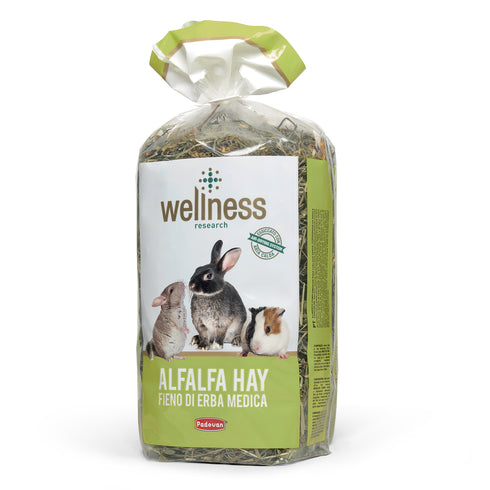 Fan pentru rozatoare Wellness Alfalfa Hay 500gr