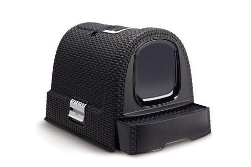 Litiera acoperita Antracit 51X38.5X39.5cm